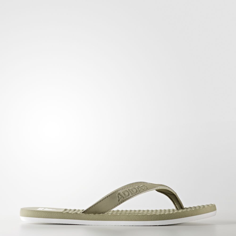 Adidas Eezay Soft Thong - παντοφλες ανδρικα - Μπεζ/Ασπρα,Μέγεθος: EU 36 – 54 2/3 (683DEYNC)